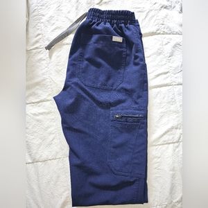 Figs scrubs pants, cargo, dark blue size XXS